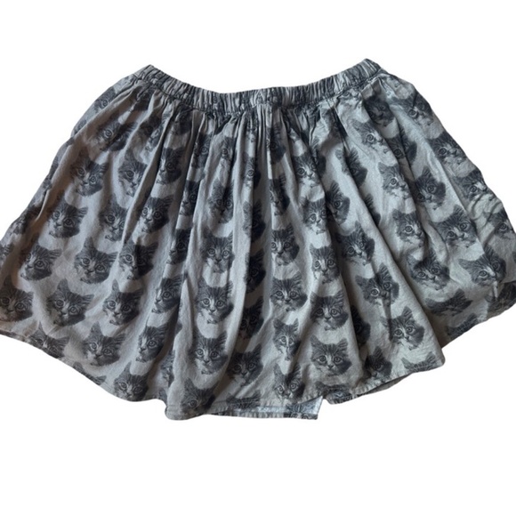 Gap Kids Gray Kitten Print Skirt (Girls size 14-16) - Picture 1 of 7